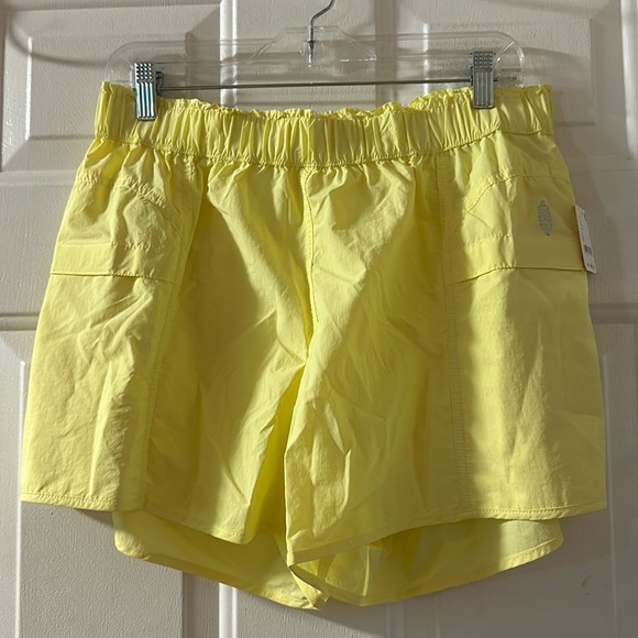 FP Movement by Free People Pants - FP Movement by FREE PEOPLE In The Wild Shorts: YELLOW: NEW WITH TAGS: SIZE M
